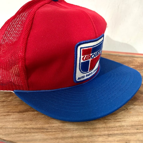 Vintage 80's Car Quest Auto Parts Store Sports Specialties Snapback Trucker Hat - Picture 5 of 9
